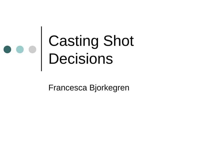 Casting Decisions & Pre-Production Buzz Drives Film Success or Disaster